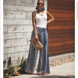Mesmerized By You Pocketed Palazzo Pants-Vici